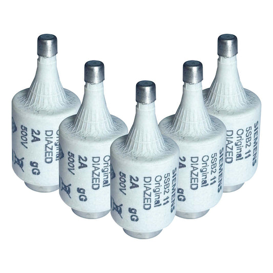 FUSIBLE SIEMENS 2A 500V PAQUETE 5 PIEZAS