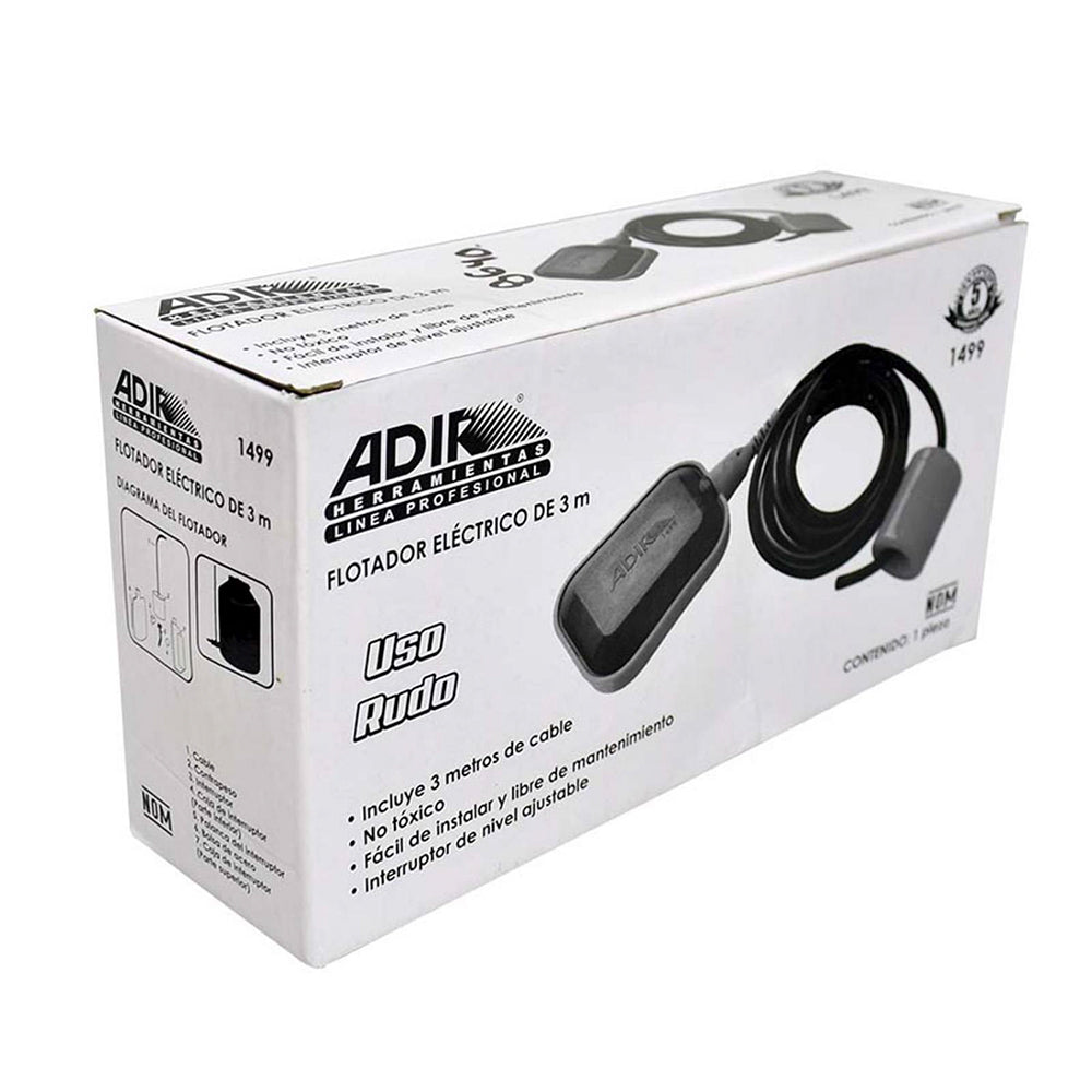 FLOTADOR ADIR 3 METROS 120V C/CONTRAPESO