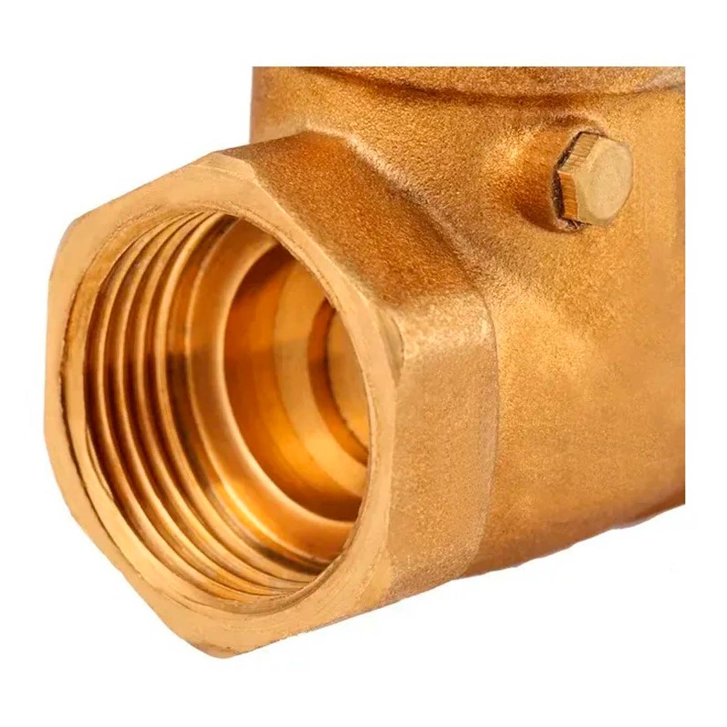 VALVULA CHECK DE COLUMPIO 1" BRONCE