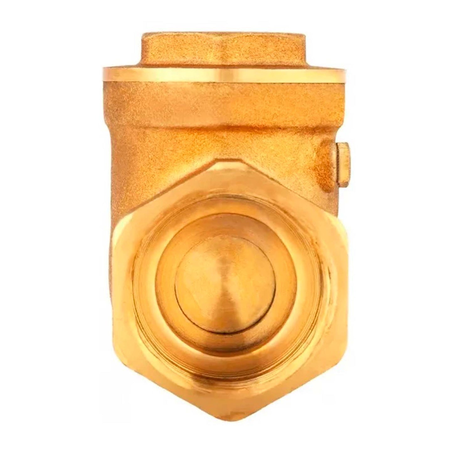 VALVULA CHECK DE COLUMPIO 1" BRONCE