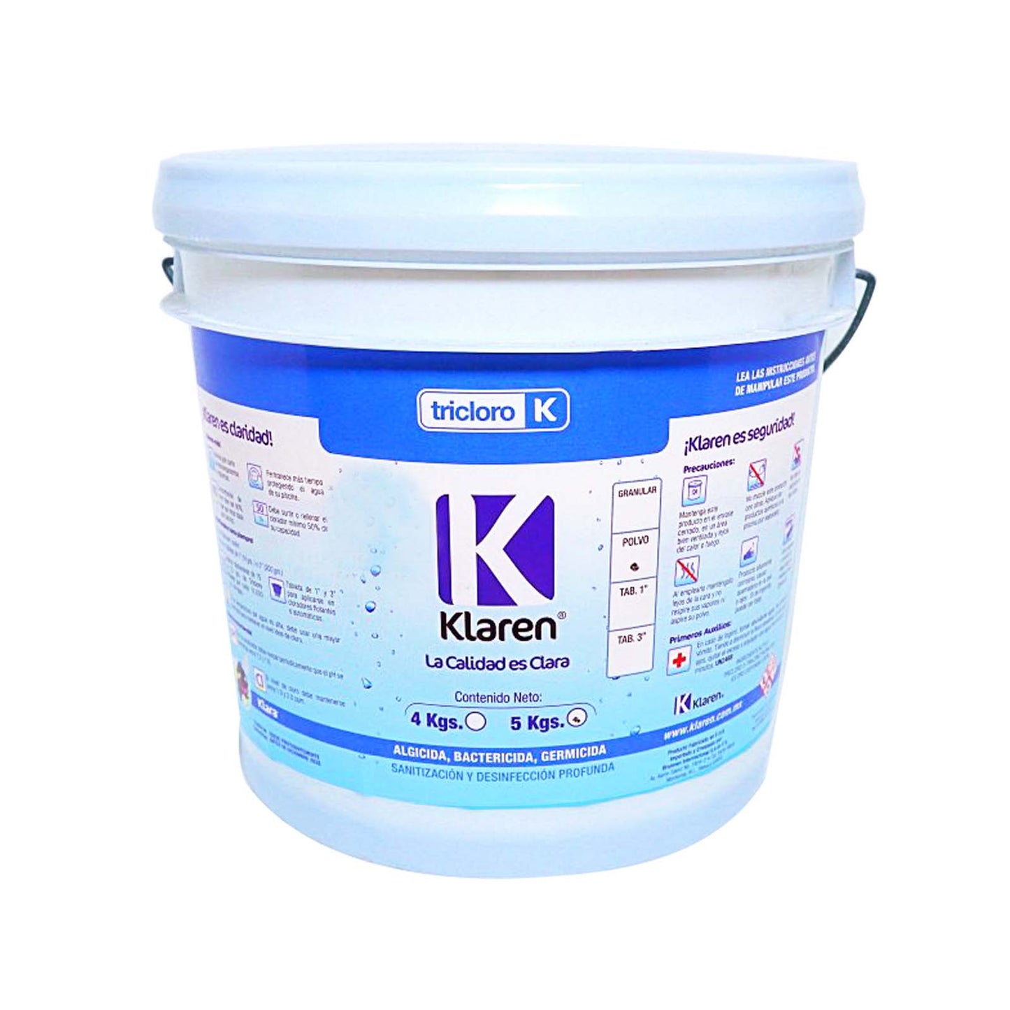 TRICLORO TABLETA 3" KLAREN 4 KILOS
