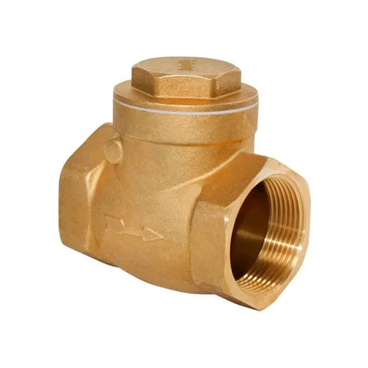 VALVULA CHECK DE COLUMPIO 1.5" BRONCE