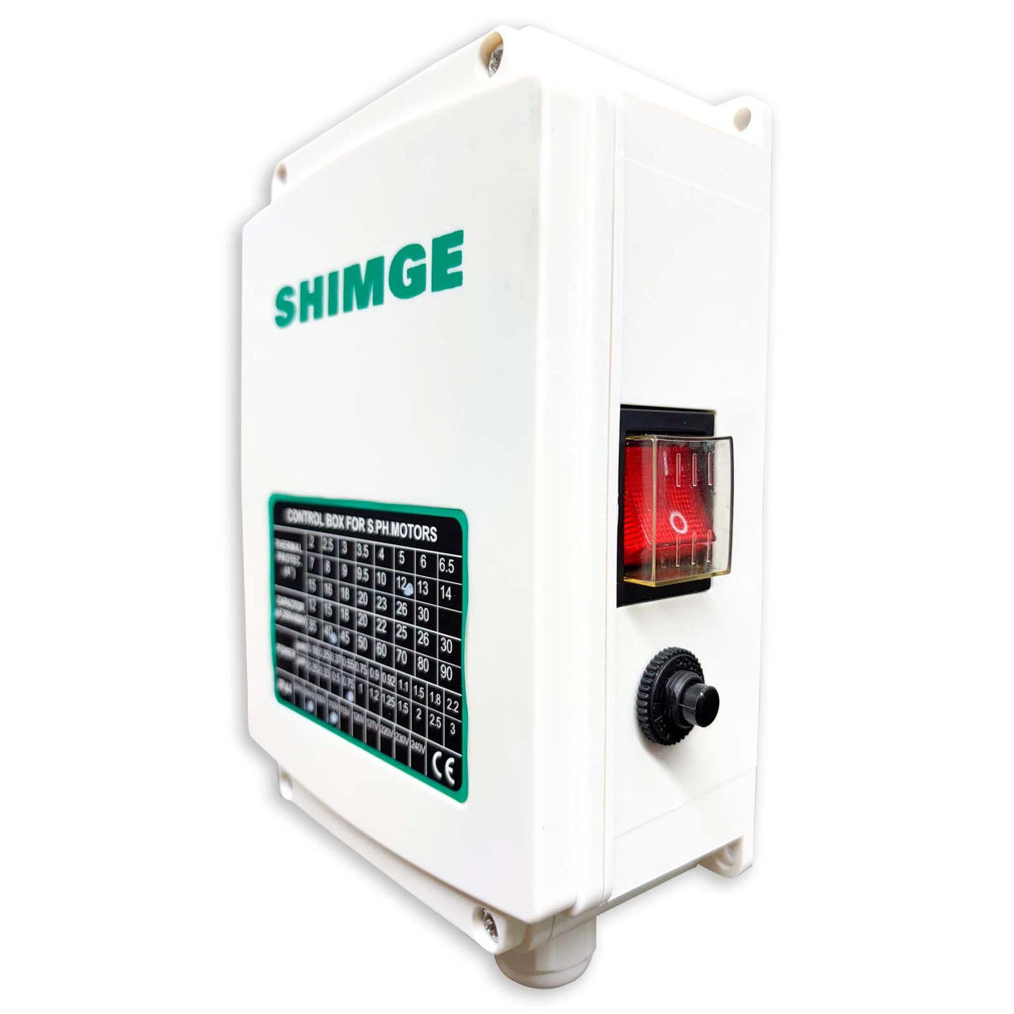CAJA DE CONTROL SHIMGE 3/4 HP 110V