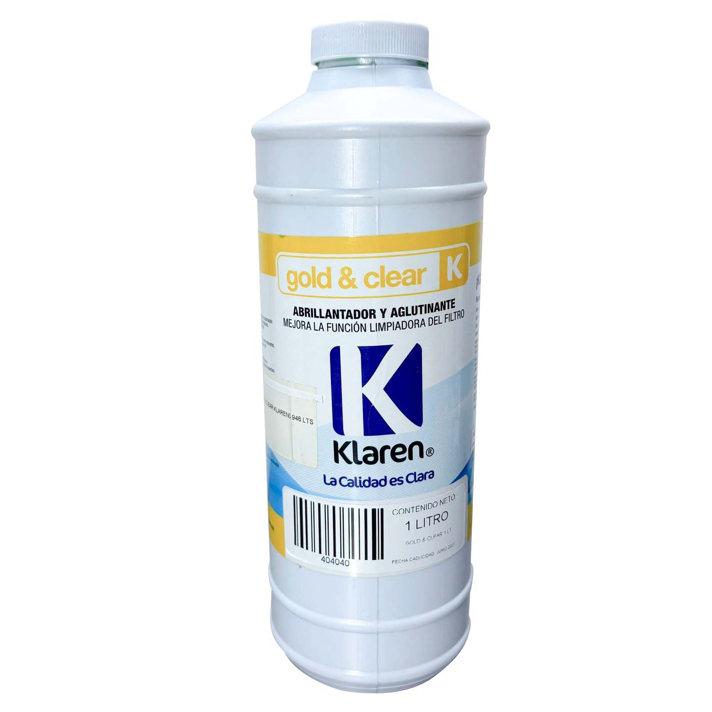 CLARIFICADOR GOLD AND CLEAR KLAREN 1 LITRO