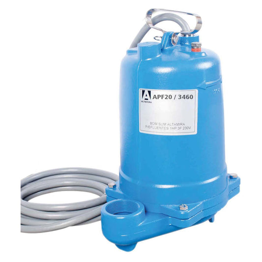 BOMBA SUMERGIBLE P/EFLUENTES ALTAMIRA 2HP 3F 440V