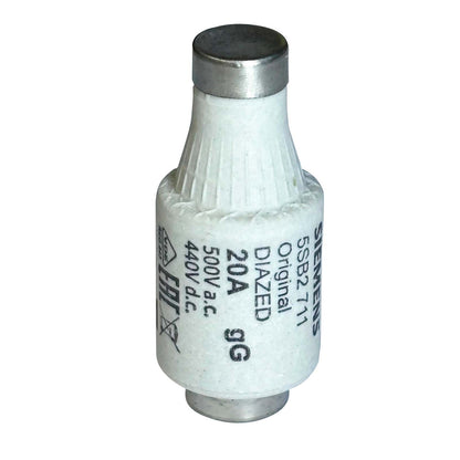 FUSIBLE SIEMENS 20A 500V PAQUETE 5 PIEZASFUSIBLE SIEMENS 20A 500V PAQUETE 5 PIEZAS