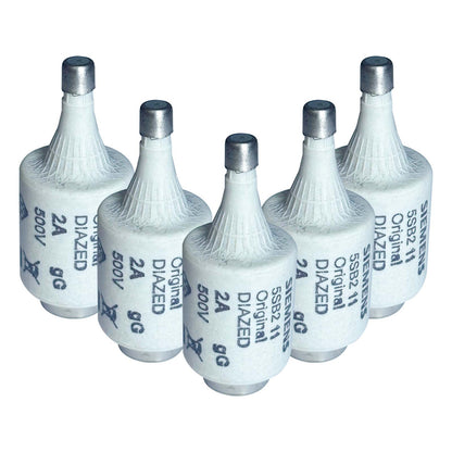 FUSIBLE SIEMENS 2A 500V PAQUETE 5 PIEZAS