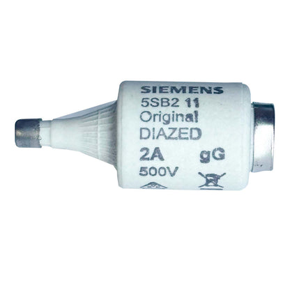 FUSIBLE SIEMENS 2A 500V PAQUETE 5 PIEZAS