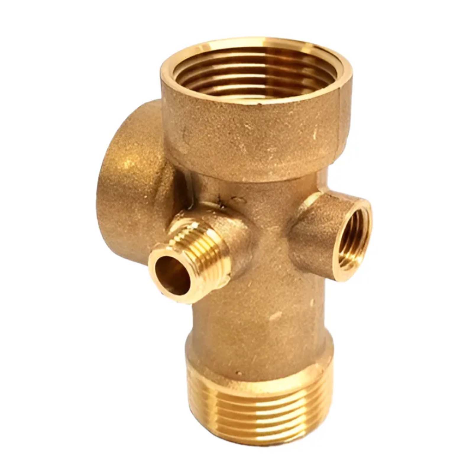 racor-5-vias-corto-bronce-hydra-bombas-y-equipos