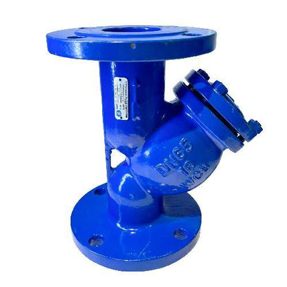 FILTRO TIPO "Y" BRIDADO 2.5" HIERRO DUCTIL ACERO INOXIDABLE TRIVECA