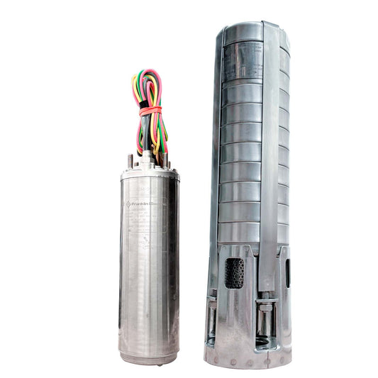 BOMBA SUMERGIBLE BARNES Y MOTOR FRANKLIN 3HP 220V 3F DESC 2" 40GPM
