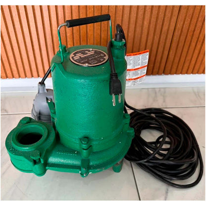 BOMBA SUMERGIBLE P/AGUAS RESIDUALES MYERS 0.5HP 115V
