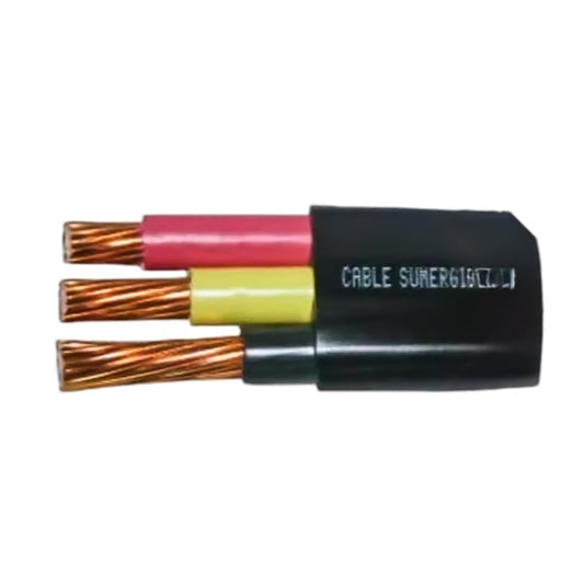 CABLE PLANO SUMERGIBLE CALIBRE 3X4 600W