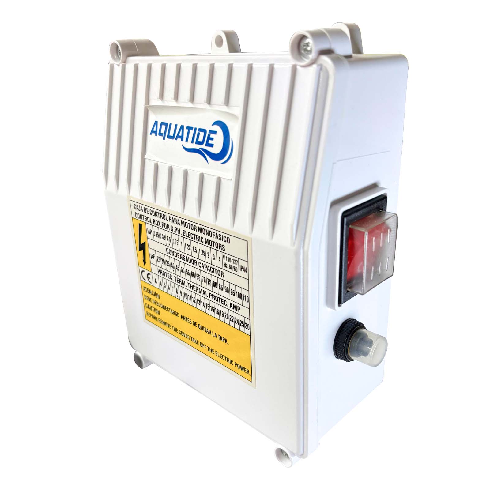 CAJA DE CONTROL AQUATIDE 3SDM 0.5 HP 127V
