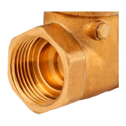 VALVULA CHECK DE COLUMPIO 1" BRONCE