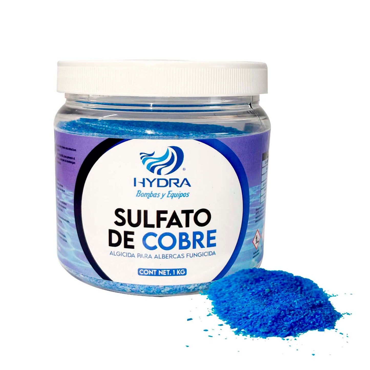 SULFATO DE COBRE 1KG HYDRA BOMBAS Y EQUIPOS