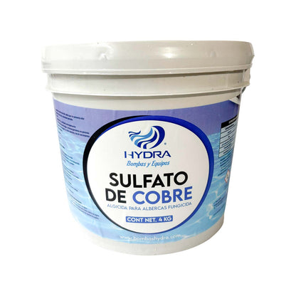 SULFATO DE COBRE 4KG HYDRA BOMBAS Y EQUIPOS