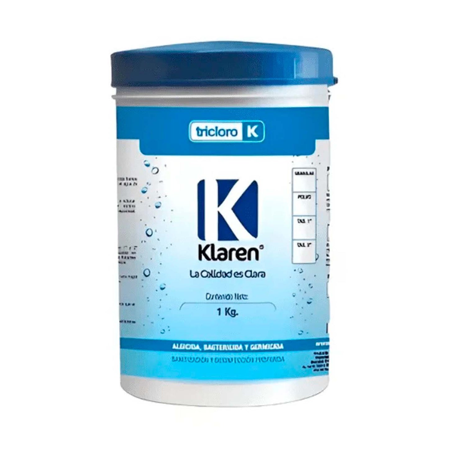 TRICLORO TABLETA 1" KLAREN 1KG