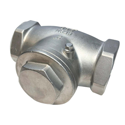 VALVULA CHECK (RETENSION) 2" ACERO INOXIDABLE SWING CHECK VALVE
