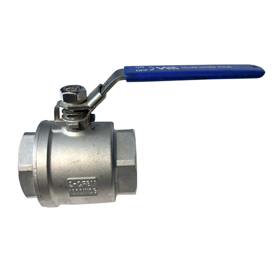 VALVULA ESFERA TECSOL 3" ACERO INOXIDABLE 220 PSI
