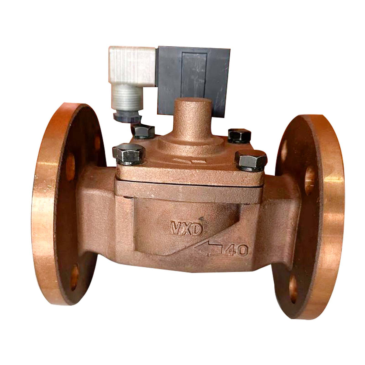 VALVULA SOLENOIDE BRONCE 2" BRIDADA 220V
