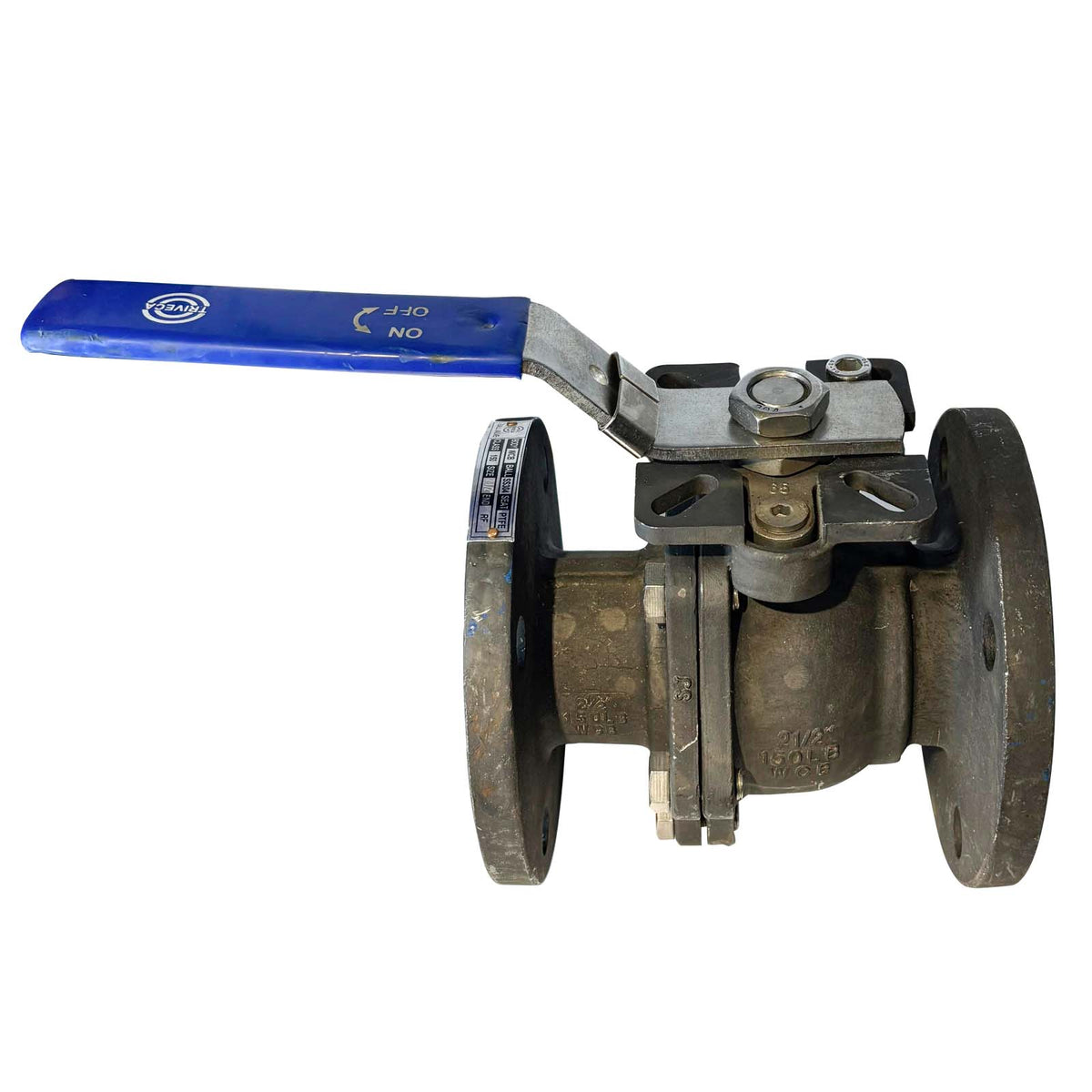 VALVULA TRIBECA BRIDADA ACERO AL CARBON 2.5" 150PSI
