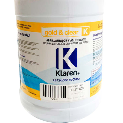 ABRILLANTADOR GOLD & CLEAR ENVASE 4 LITROS