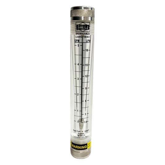 ROTAMETRO 0.1-1 GPM CONEXION DE PLASTICO
