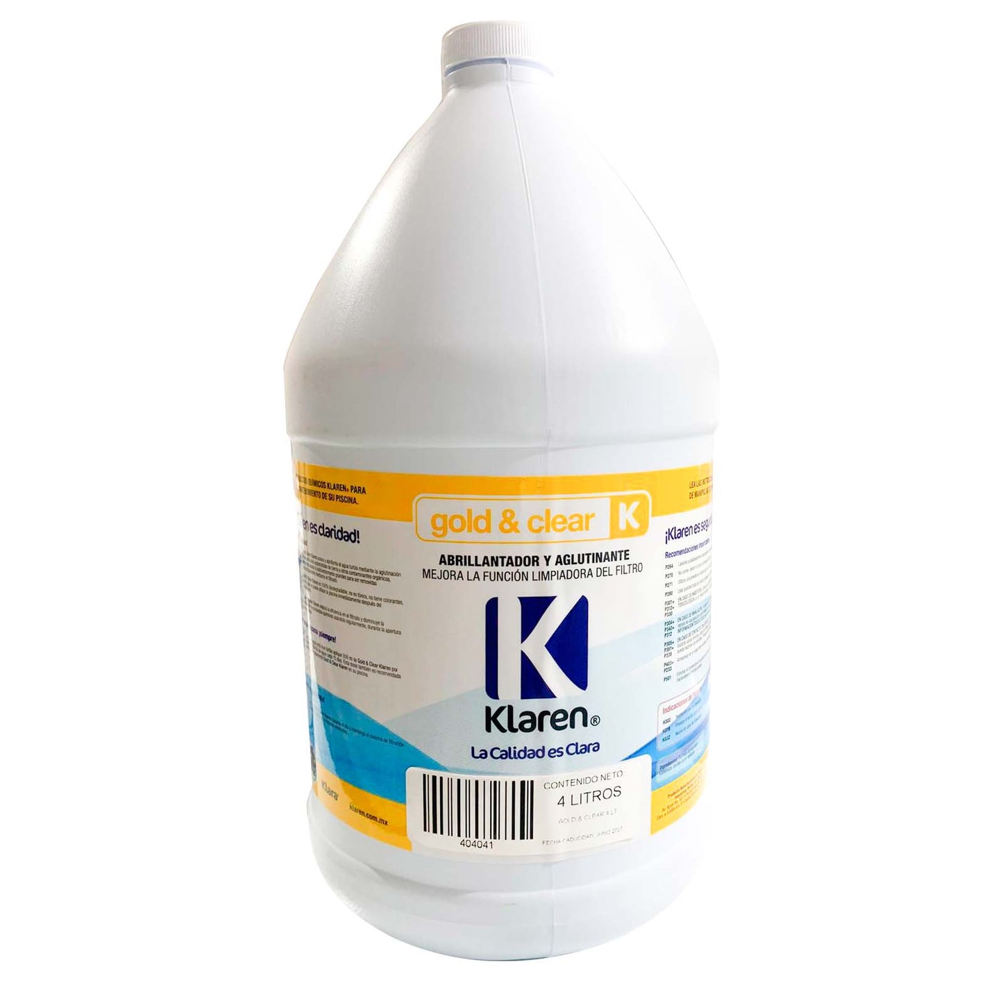 ABRILLANTADOR GOLD & CLEAR ENVASE 4 LITROS