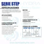 BOMBA CENTRIFUGA MULTIETAPAS HORIZONTAL AQAPAK LATERAL