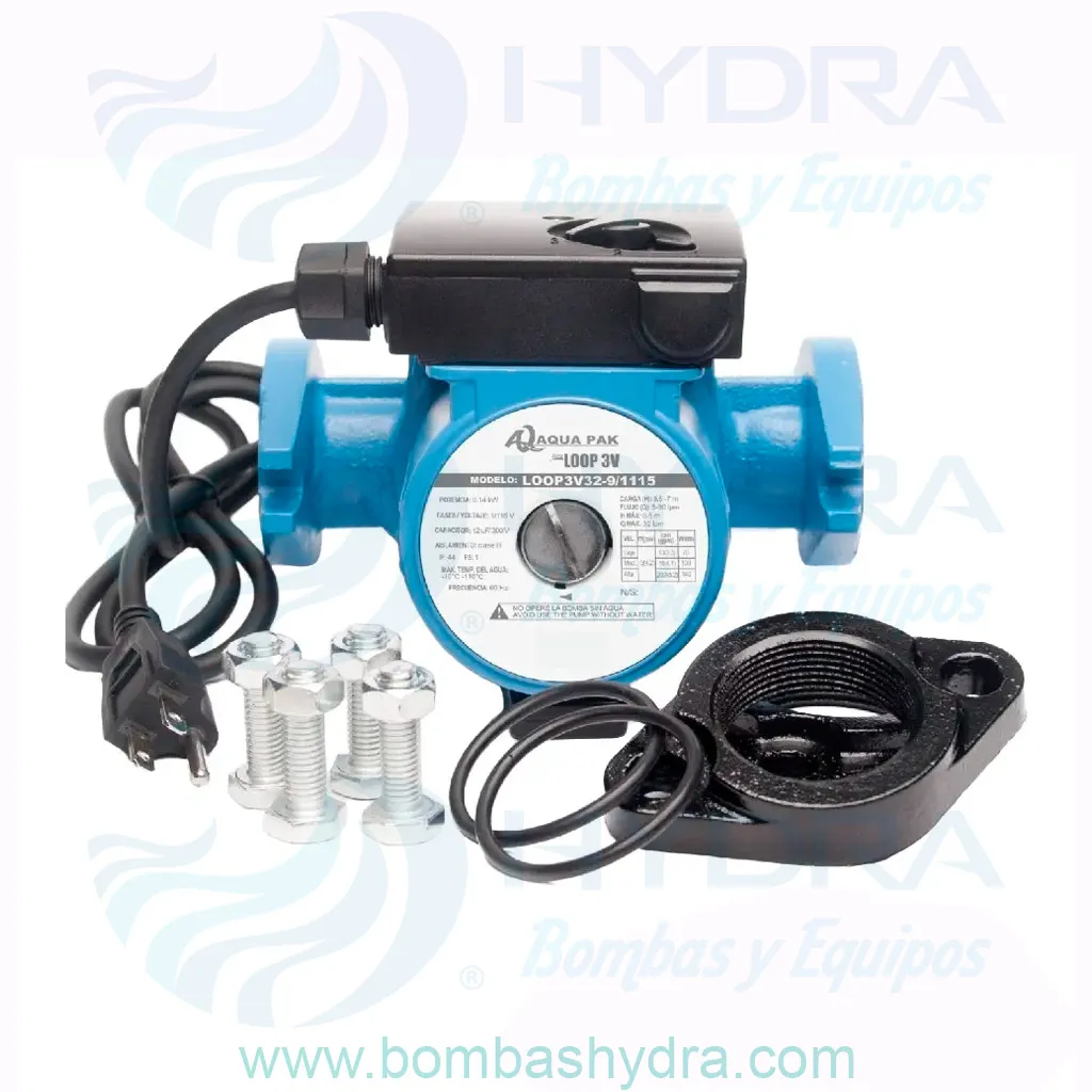 BOMBA CIRCULADORA PAGUA CALIENTE AQUAPAK 140W 127V