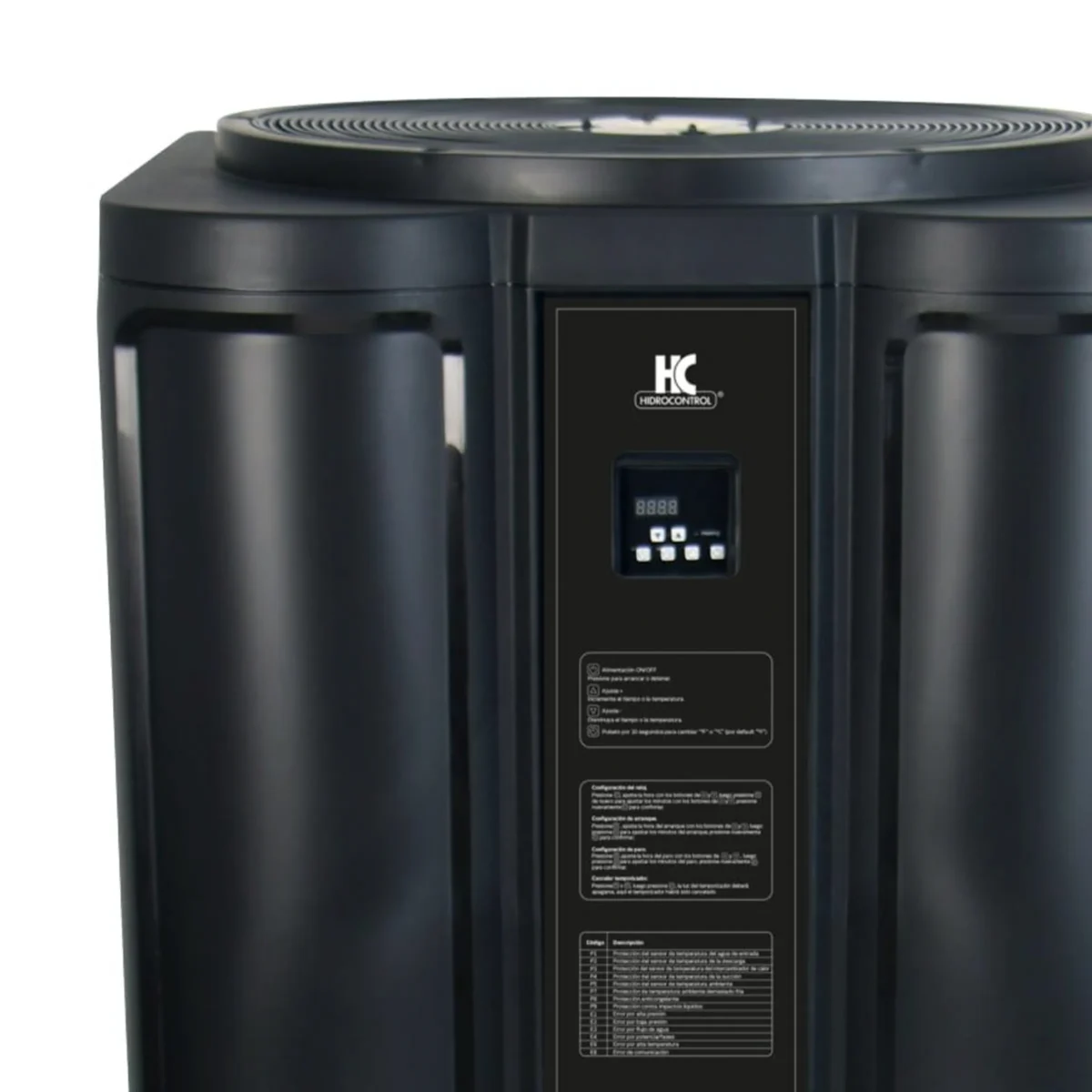 BOMBA DE CALOR HIDROCONTROL 110,000 BTUS 230V CLOSE UP