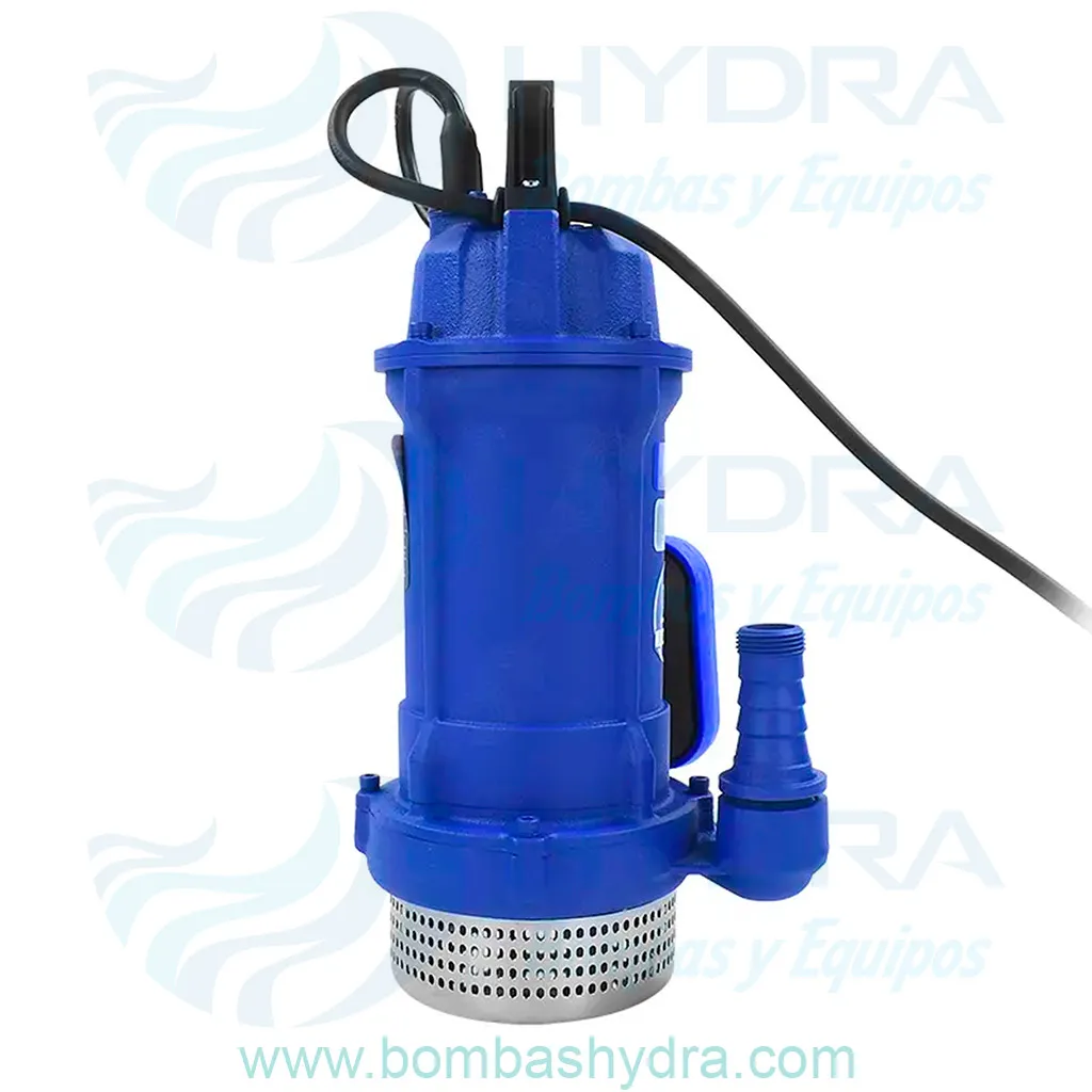 BOMBA SUMERGIBLE ADELINO 0.75HP 110V CFLOTADOR LATERAL