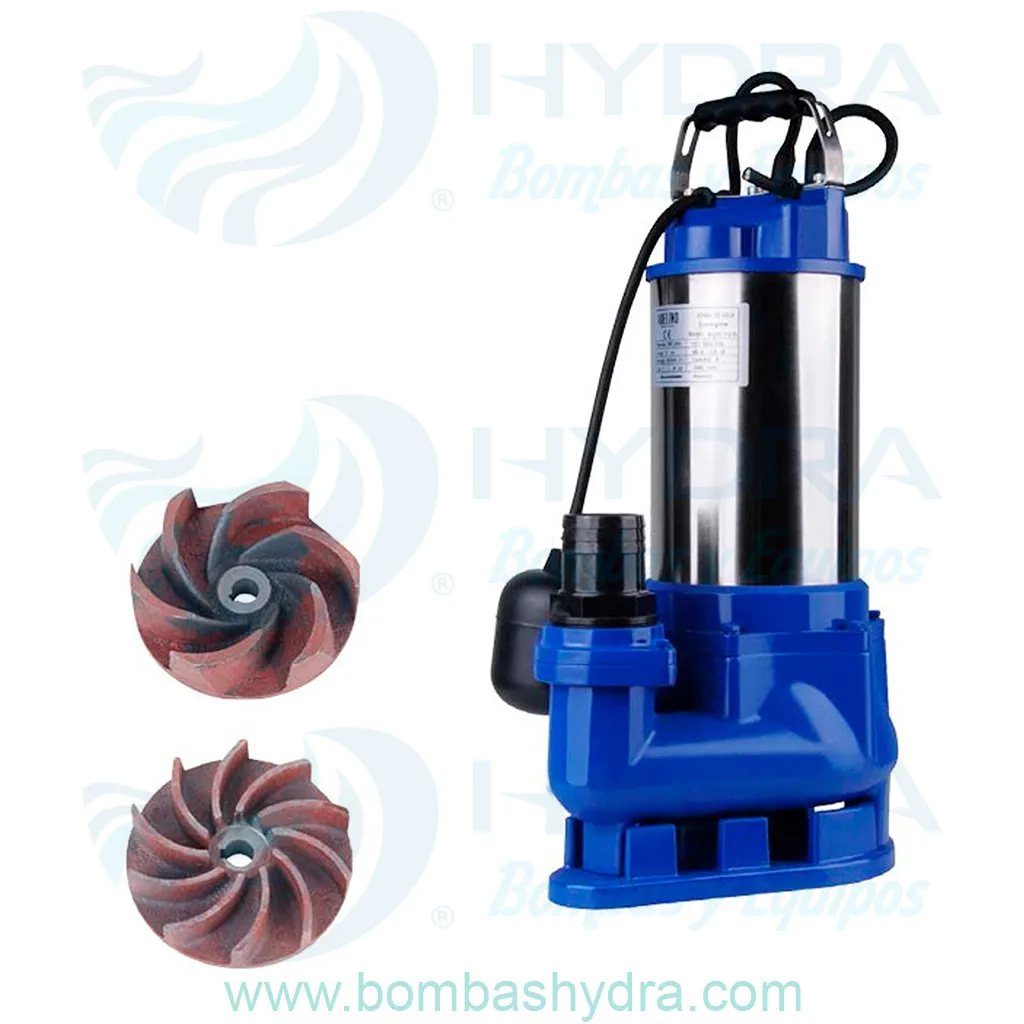 BOMBA SUMERGIBLE ADELINO 1.5 HP 220V CFLOTADOR