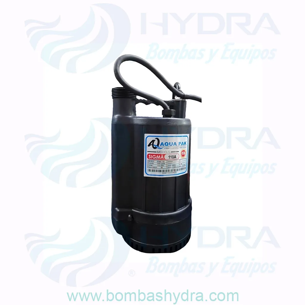 BOMBA SUMERGIBLE AQUAPAK 0.25 HP 115V CFLOTADOR