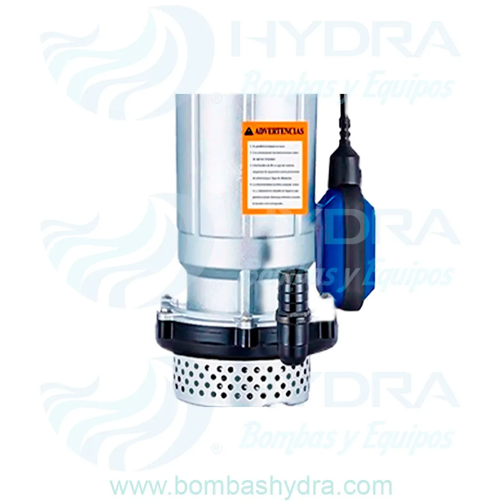 BOMBA SUMERGIBLE AQUATIDE 1 HP 110V CFLOTADOR CERCA