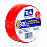 CINTA ADHESIVA AISLANTE ELÉCTRICA 19MM X 9MTS VINIL ROJO