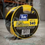 CINTA ADHESIVA DELIMITANTE PERIMETRAL AMARILLONEGRO 48MM X 33MTS