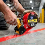 CINTA ADHESIVA DELIMITANTE PERIMETRAL ROJA SEGURIDAD 48MM X 33MTS
