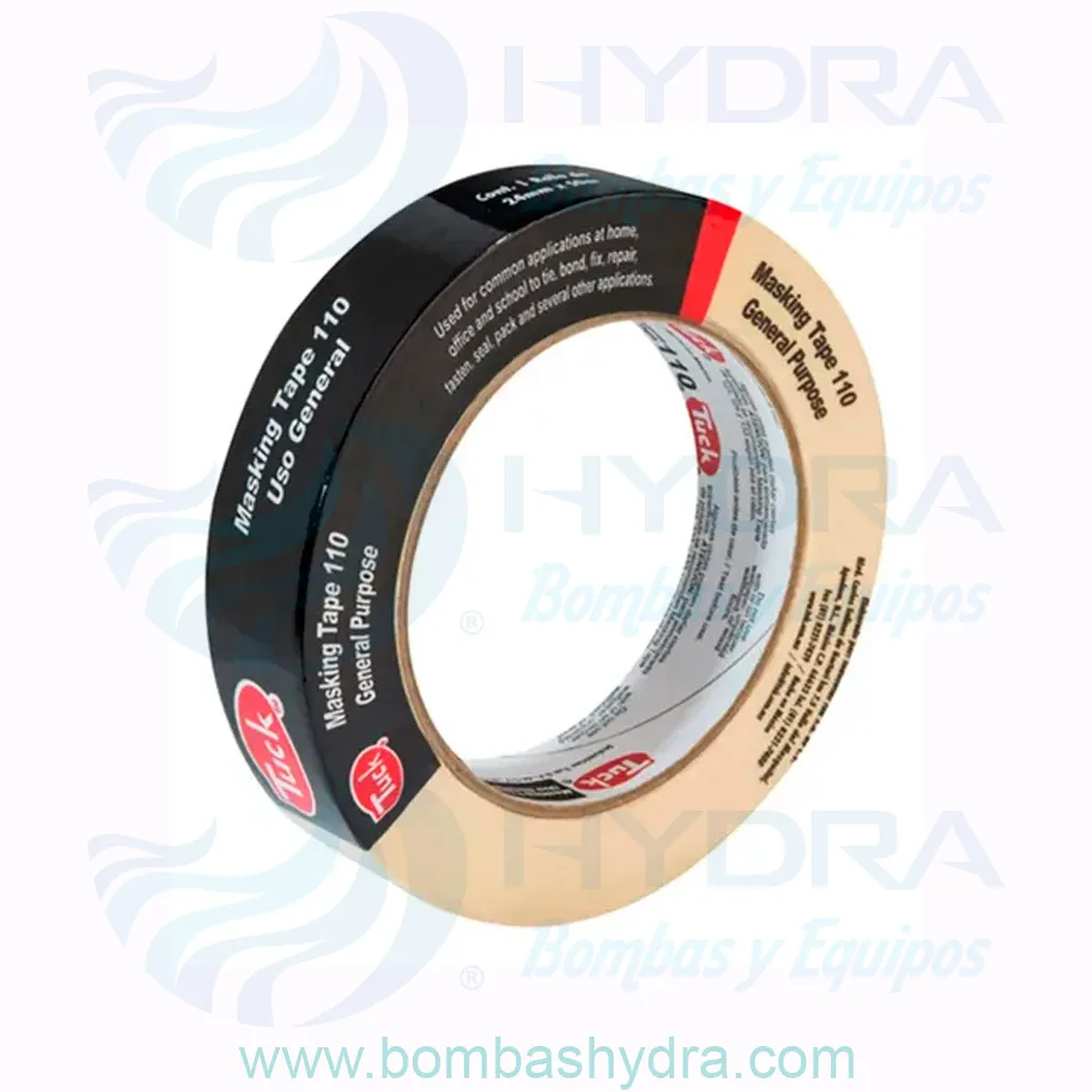 CINTA ADHESIVA MASKING TAPE PAPEL USO GENERAL 24 MM X 50MTS