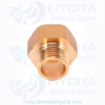 CONECTOR COPLE PUMPS F&Q BRONCE 1