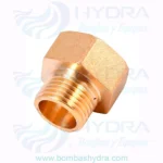 CONECTOR COPLE PUMPS F&Q BRONCE 1