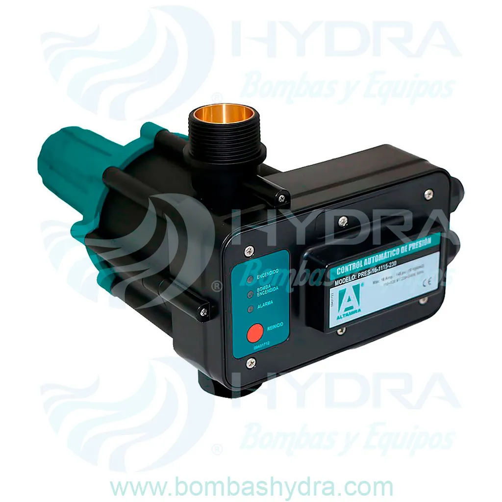 CONTROL AUTOMATICO DE PRESION ALTAMIRA 127220V 16 AMP LATERAL