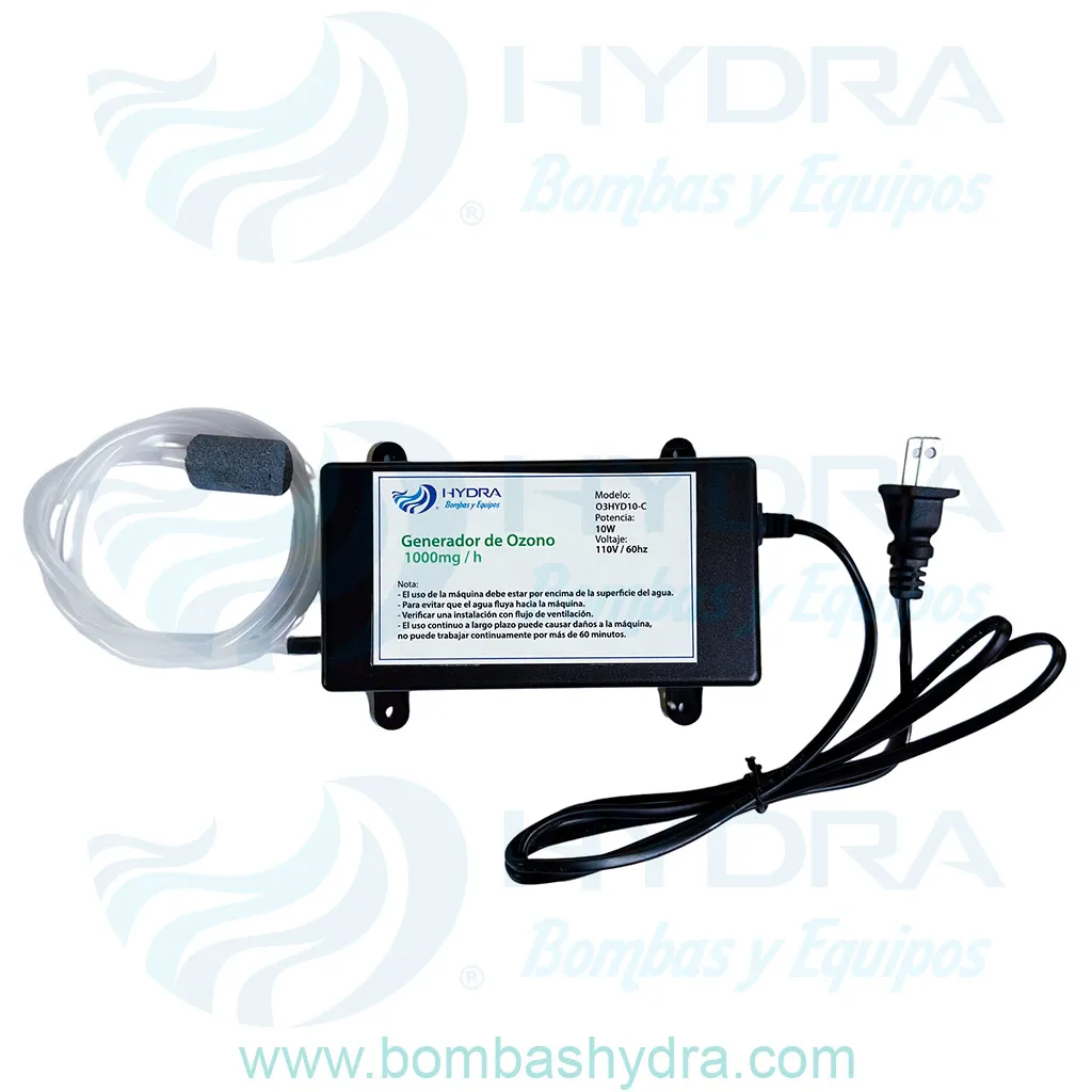 GENERADOR DE OZONO 1GRHR 115V DE PLÁSTICO