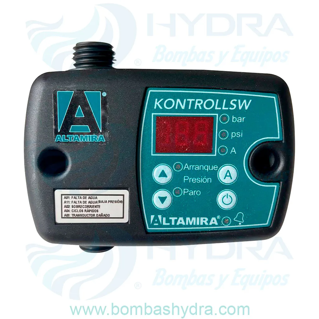 INTERRUPTOR DE PRESION DIGITAL ALTAMIRA 16A 108PSI 110230V 1F