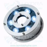 LÁMPARA LED TIPO DONA SUMERGIBLE 6W 12V BLANCO FRÍO 2 HILOS HYDRA BOMBAS Y EQUIPOS