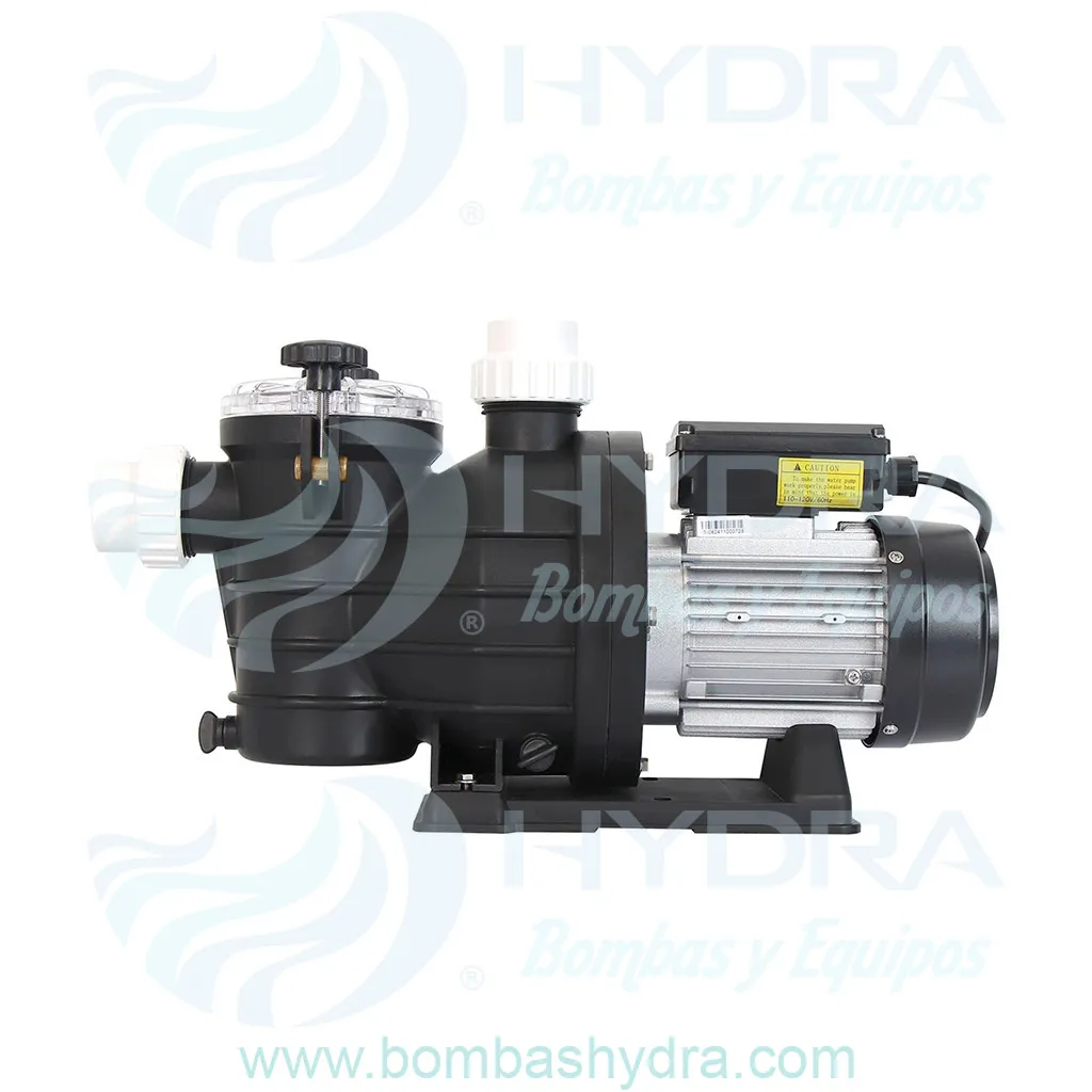 MOTOBOMBA PALBERCA AQUAPAK SILVER 1.2HP 220V LADO