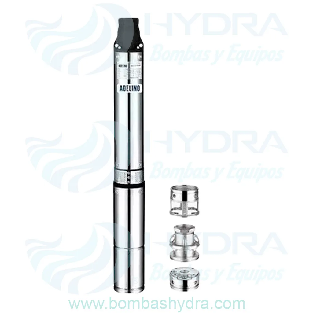 MOTOBOMBA SUMERGIBLE ADELINO 1 HP 127V