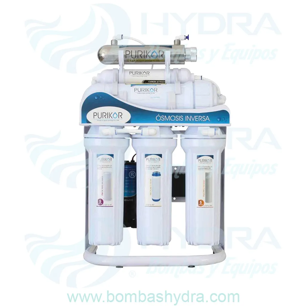 PURIFICADOR COSMOSIS INVERSA PURIKOR 6 ESTAPAS 400 GPD