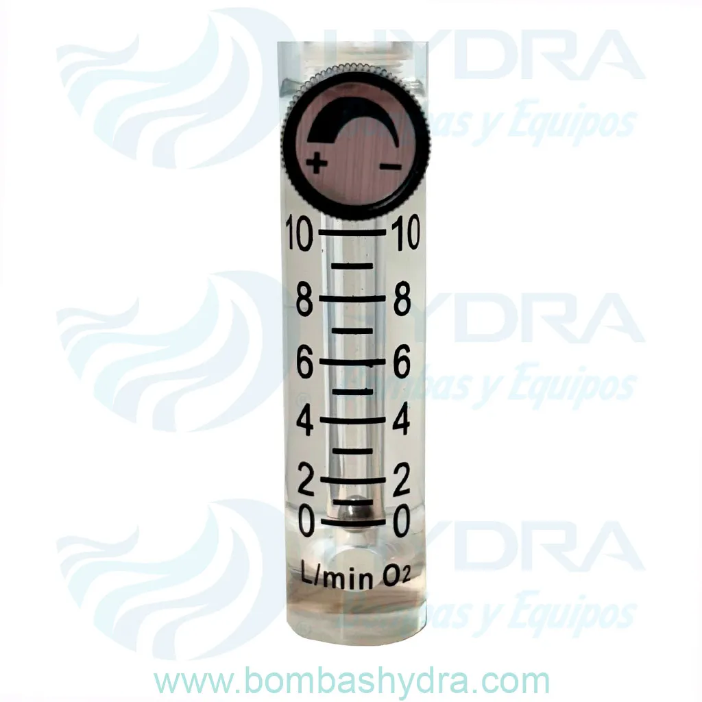 ROTAMETRO 0-10 LPM CON REGULADOR